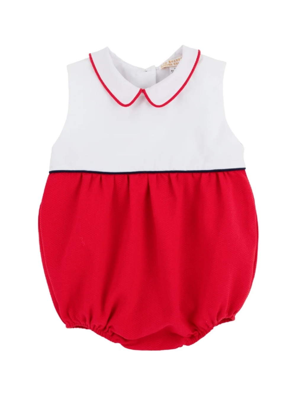THE BEAUFORT BONNET Sleeveless Bradford Bubble Richmond Red Pique